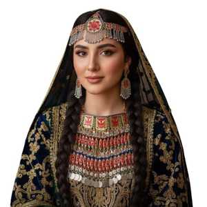 Proveedor Directo de Conjuntos de Joyería Afgana para Bodas y Fiestas, Nueva Edición para Adultos, Joyería Étnica Rara de Diseño Pashtun Afgano - Product Image 1
