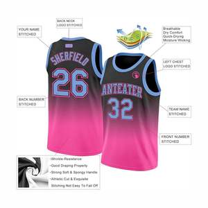 Camiseta de Baloncesto Sublimada Informal al por Mayor, Ligera, de Poliéster Transpirable, de Secado Rápido, Personalizada para Equipos Deportivos, Ropa de Entrenamiento con Protección UV - Product Image 6