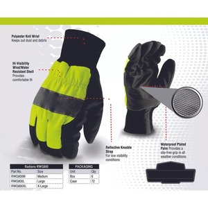 CAPTAIN INDUSTRY % Guantes de Trabajo de Cuero de Alta Calidad, Resistentes, Impermeables, con Protección UV, Color Sólido, Personalizables - Product Image 3