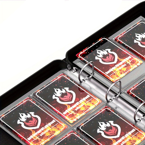 YIHUAXING American Straight Hair impermeable ignífugo deportes Trading Card Binder coleccionable <span class=keywords><strong>Anime</strong></span> Star Card Storage Filing - Product Image 4