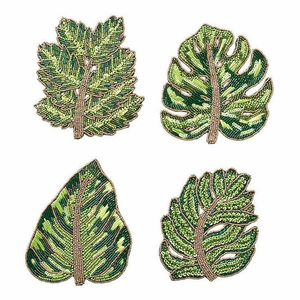 Posavasos de Vidrio con Cuentas de Arte Moderno de Primera Calidad, Duraderos para Decoración de Bodas, Alfombrillas y Almohadillas Artesanales - Product Image 5