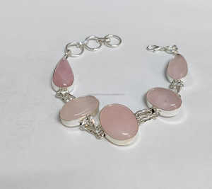 Bracelet unisexe tendance en opale de qualité supérieure, chaîne et maillons chrétiens, cadeau d'anniversaire, fournisseur en gros - Product Image 4