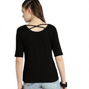 Ladies t Shirts Latest Design Custom Made with High Quality <b>Material</b> Latest Women Fashion Design t Shirts on Wholesale - Product Image 1