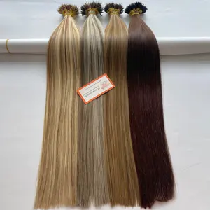 8-40 дюймов двойные нарисованные Реми вьетнамские человеческие волосы прямые Выделенные цвета нанокольцо для наращивания волос