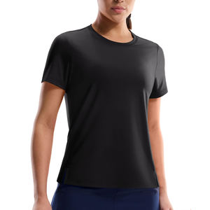 Últimos Diseños, Camisetas Deportivas Ligeras de Color Sólido para Mujer en Venta, Producto Más Vendido, Ropa Casual, Camiseta Deportiva para Mujer - Product Image 1