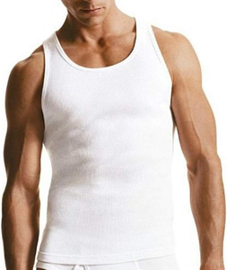 Best Selling Logo T <b>Shirt</b> Custom Logo Men's <b>Moisture</b>-<b>wicking</b> Cotton Spandex Ribbed T <b>Shirts</b> Quick Dry Breathable Low Price Men's - Product Image 2