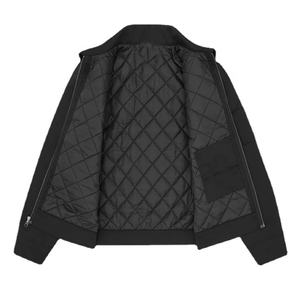 Venta al por mayor 2204 OEM hombres Vintage lavado liso cremallera Detroit algodón lona Chaqueta estilo alta calidad bordado chaqueta para hombre - Product Image 5