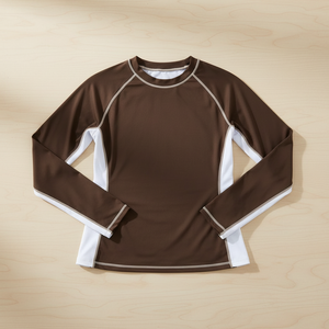 Traje de Surf de Dos Piezas para Mujer, Talla Grande, Traje de Baño de Manga Larga, Protección Solar, Traje de Buceo - Product Image 4