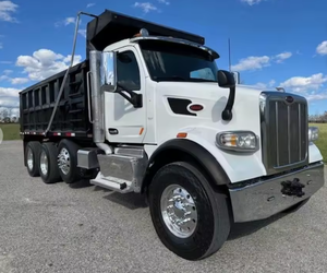 Affordable Truck 2017 PeterbiltT 567 Tri Axle Used Dump Truck - 6 Speed Allisonn Rds Automatic, 17' Dump READY To SHIP Worldwide - Product Image 1