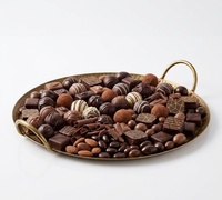 Koninklijke Wegwerp Aluminium Chocolade Geschenkbak Luxe Geassorteerde Chocolade Collectie Elegante Verpakking Feest Bruiloft Verjaardag