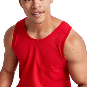 Destaca con estilo con nuestras camisetas sin mangas transpirables para hombre de talla grande - 100% algodón, impresión personalizada, servicio OEM con el mejor servicio OEM - Product Image 6