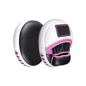 OEM Customized Logo Genuine Leather Neoprene Eco-Friendly Boxing Focus <b>Pads</b> Curved Strike Mitts Shock Absorbing <b>Foam</b> <b>Padded</b> - Product Image 4