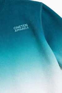 ONETEN APPARELS <b>Men's</b> Gradient Color Sweatshirt O-Neck Pullover Casual Top - Product Image 5
