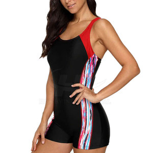 Maillot de bain une pièce pour femme, coupe haute, durable, séchage rapide, respirant, confortable, avec logo frontal, idéal pour la natation quotidienne et la plage - Product Image 4