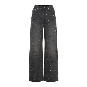 Pantalones Vaqueros de Mezclilla para Mujer con Estampado y Bordado Personalizados, Pantalones Vaqueros de Color Personalizado - Product Image 5