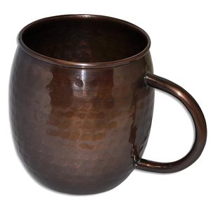 Stylish Hammered Copper Moscow Mule <b>Mugs</b> Crafted For Refreshing Drinks In Kitchen Bar And Dining Entertainment - Product Image 1