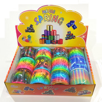 Plástico al por mayor para Magic Spring Coil Fun Party Favors y juguetes educativos para niños