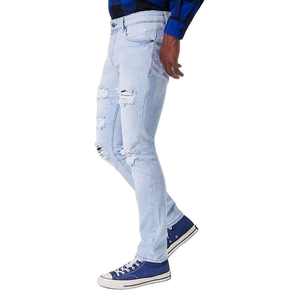 Premium Men Streetwear <b>Jeans</b> with Washed Denim Fabric and Casual Fashion Style - Product Image 2