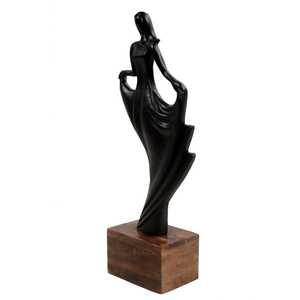 Modern Aluminum Figurative Sculpture Handmade Artistic Tabletop <b>Decor</b> for Living Room Jaffs Exports Eco-Friendly JE2061 - Product Image 4