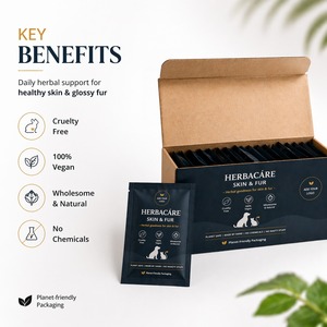 HERBACARE Friandises à Mâcher Douces pour Chiens et Chats Tous Âges Soutien Immunitaire Multivitamines Absorption Rapide Complément Herbal Biologique Sûr - Product Image 3