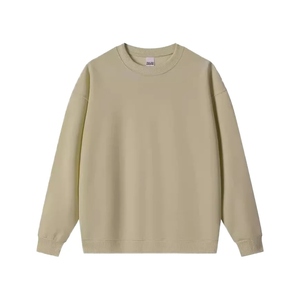 เสื้อสเวตเชิ้ตคอกลมสีแดงสำหรับผู้ชาย ทรงปกติ ถักแบบพูลโอเวอร์ สไตล์ลำลอง ใส่ได้ในฤดูใบไม้ร่วง สีพื้น แขนยาว - Product Image 6