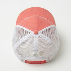 Casquette Trucker Premium Personnalisée 6 Panneaux Blanc Rose à Visière en Maille Denim Snapback Toile Thème Ludique Marque Privée OEM ODM Faible MOQ Voyage - Product Image 3
