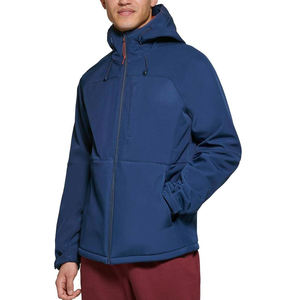 <b>Waterproof</b> Windproof Plus Size Hiking <b>Jacket</b> for Men-Lightweight Microfleece <b>Lined</b> Softshell with Front Pockets - Product Image 1
