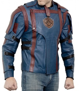 Chaqueta de Cuero Azul de Peter Quill, Star Lord - Product Image 1