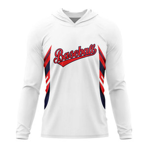 T-shirt de sport léger à sublimation personnalisé avec tissu à séchage rapide pour l'entraînement physique et le baseball - Product Image 1