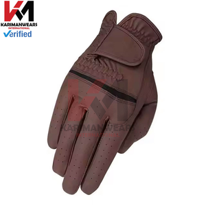 Gants d'équitation personnalisés, fabricant OEM, gants d'équitation en cuir, vente en gros, usine directe, marque privée, exportation - Product Image 3