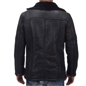 Abrigo Duradero para Hombre, Negro, Ropa de Invierno Premium, Abrigo Cálido con Forro de Piel, Prenda Exterior Elegante y Duradera, Diseño Moderno de Alta Calidad - Product Image 5