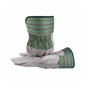 ถุงมือหนังวัวคุณภาพพรีเมียม ป้องกันการบาด ทนความร้อน ถุงมือป้องกันเพื่อความปลอดภัย ถุงมือหนังสำหรับงานก่อสร้าง - Product Image 5