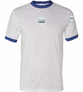 Camiseta de Manga Corta para Hombre, Cuello Redondo, Algodón/Fibra de Bambú, Anti-Pilling y de Secado Rápido, Venta al Por Mayor - Product Image 3