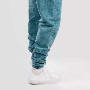 Meilleur fabricant 2026 de pantalons de jogging délavés à l'acide pour hommes avec logo, respirants, tendance, style streetwear décontracté - Product Image 3