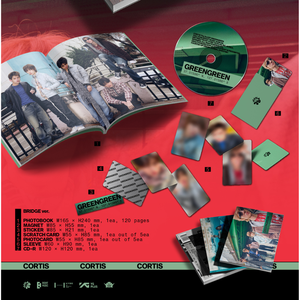 CORTIS อัลบั้ม EP ชุดที่ 2 GREENGREEN (เวอร์ชั่นโฟโต้บุ๊ค) อัลบั้ม - Product Image 3
