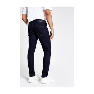 Jean pour homme personnalisé, dernière mode, coupe skinny, déchiré, couleur noire, haute qualité, en promotion - Product Image 2