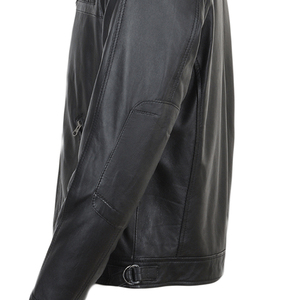 Men's High Street Style <b>Winter</b> <b>Leather</b> <b>Jacket</b> Quality Stand Collar Breathable with Custom Logo Factory Price Hot <b>jacket</b> for men - Product Image 2
