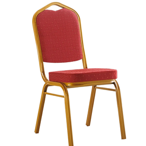 Chaises de banquet empilables robustes <span class=keywords><strong>et</strong></span> indestructibles, garantie de 10 ans sur le cadre, revêtement rouge, sièges d'hôtel, prix de gros - Product Image 1