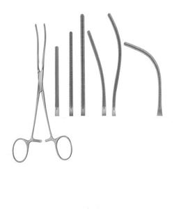 Pinza Cooley Patent Ductus de 170 mm, Pinza Quirúrgica de Acero Inoxidable para Ductus Pulmonar (DPV), Pinza Vascular Cardiovascular Reutilizable, OEM ODM - Product Image 1