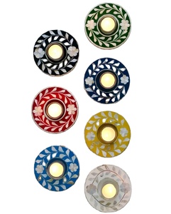 Ensemble de dessous de verre et de plateau de service arabe classique de qualité supérieure conçu pour le thé, le café, le service à plateau et les cadeaux du Ramadan - Product Image 1