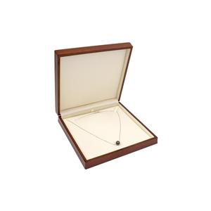 Luxury Wooden Jewelry Gift Box with Velvet Interior Premium Necklace Storage <b>Display</b> <b>Case</b> for Women - Product Image 6