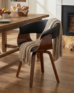 Precio al por mayor, elegante y moderno, adecuado para cualquier lugar. Sillón giratorio de madera de alta calidad, diseño minimalista, sólido. - Product Image 5