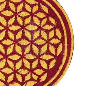 High Quality Professional Custom Logo <b>Sew</b>-<b>on</b> Embroidery <b>Patches</b> Factory Manufacturer Customized Made Hand Embroidery <b>Patches</b> - Product Image 3