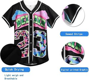 Patriotic Baseball Jersey Button Front Softball <b>Shirt</b> Short Sleeve Teamwear Custom Name Number Unisex 100% Polyester Summer - Product Image 6
