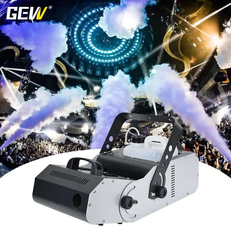 GEVV Guangzhou 3000W Multi Angle Réglable DMX512 Télécommande Fog Smoke Fog Machine Stage Light For Wedding Party