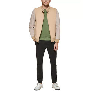 Chaqueta Bomber con Cremallera y Logotipo Personalizado al por Mayor para Hombre, Estilo Urbano, Abrigo de Invierno de Venta Caliente con Cuello Alto, Diseño ODM/OEM - Product Image 4