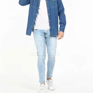 Pantalon en jean décontracté pour homme, style décontracté, pantalon en jean moderne et confortable pour homme, usage quotidien - Product Image 4