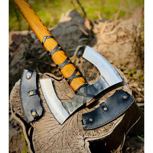 Burraq 50" Custom Handmade Stainless Steel Tomahawk <b>Axe</b> 8in Cutting Edge Rosewood Handle-DIY Industrial Father's Day Gift for - Product Image 3