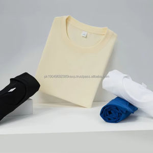 Camiseta unisex de cuello redondo con hombros descubiertos de algodón 100% de alta calidad para marca personalizada - Product Image 1