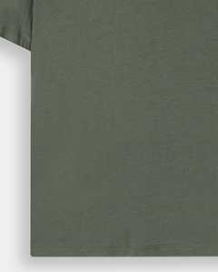 เสื้อยืดคอกลมแขนสั้นทรงวินเทจสำหรับผู้ชาย ผ้าฝ้าย 100% หนัก 180 กรัม ระบายอากาศได้ดี พิมพ์โลโก้ด้านหน้าตามสั่ง - Product Image 5